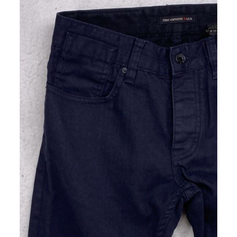 John Varvatos Star USA Black Jeans 30RG Slim Straight Button Fly Pants 30x32 - Picture 3 of 10